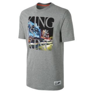 LeBron King is King Mens T Shirt   Dark Grey Heather