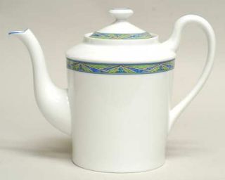 Ceralene Myriade Coffee Pot & Lid, Fine China Dinnerware   Menton/Empire Shape B