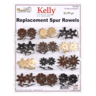 Kelly Silver Star Replacement Spur Rowels   78 1110 0 0