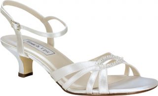 Womens Touch Ups Dakota   White Satin Prom Shoes