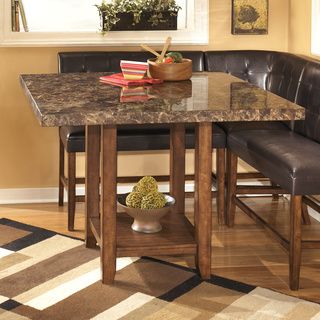 Signature Design By Ashley Square Brown Dining Table