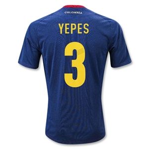adidas Colombia 11/13 YEPES Away Soccer Jersey