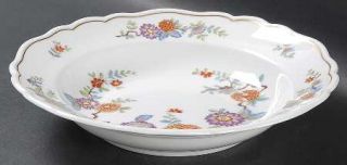 Hutschenreuther Mandalay Large Rim Soup Bowl, Fine China Dinnerware   Floral, Go