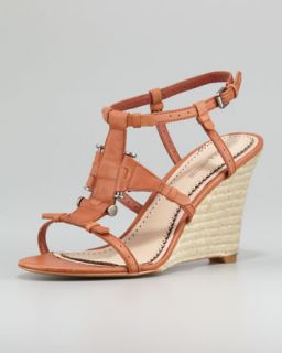 Betsy Espadrille Wedge, Cognac