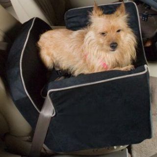 Small Black Luxury Lookout I Dog Car Seat