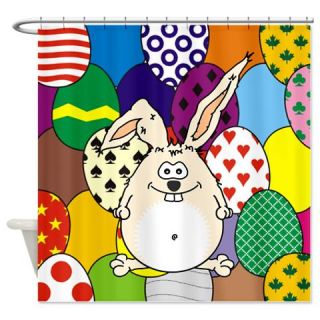  Easter Bunny and Easter Eggs Shower Curtain  Use code FREECART at Checkout