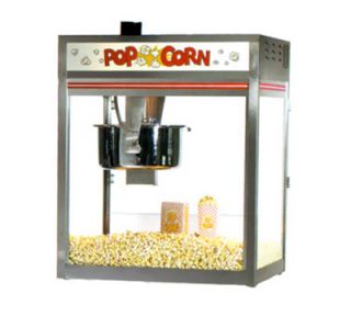 Gold Medal 32 oz Discovery Popcorn Popper w/ Non Reversible Dome, Front Counter, 120/208V