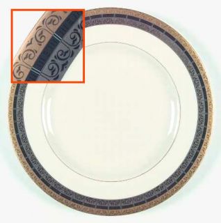 Pickard Corinthian Dinner Plate, Fine China Dinnerware   Gold & Platinum Encrust