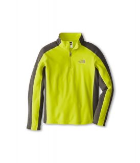 The North Face Kids Glacier 1/4 Zip 13 Boys Long Sleeve Pullover (Yellow)
