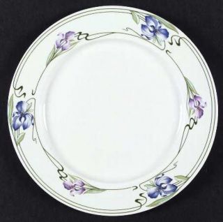 Villeroy & Boch Verona Dinner Plate, Fine China Dinnerware   Blue & Purple Irise