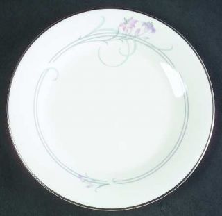 Royal Doulton Allegro Bread & Butter Plate, Fine China Dinnerware   Pink & Purpl