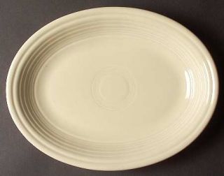 Homer Laughlin  Fiesta Ivory 11 Oval Serving Platter, Fine China Dinnerware   A
