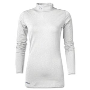 Under Armour Womens ColdGear Fitted Mock (White)