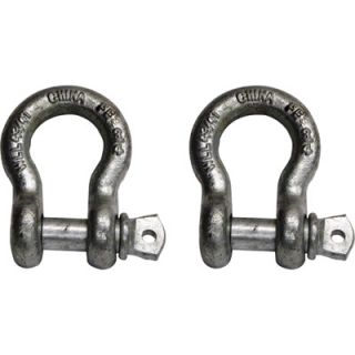 Portable Winch Shackle   3/4in., 4 3/4 Ton Working Load, 2 Pack, Model# PCA 