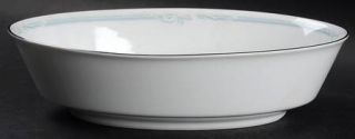 Noritake Sherrybrook 9 Oval Vegetable Bowl, Fine China Dinnerware   Blue Ribbon