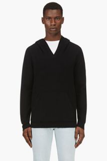 Marc By Marc Jacobs Black Cashmere Hooded Sweater