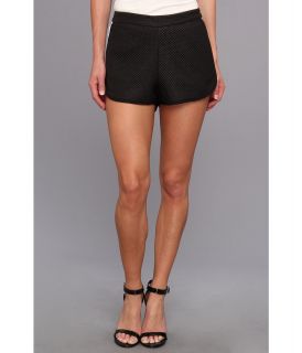 StyleStalker Quilted Shorts Womens Shorts (Black)