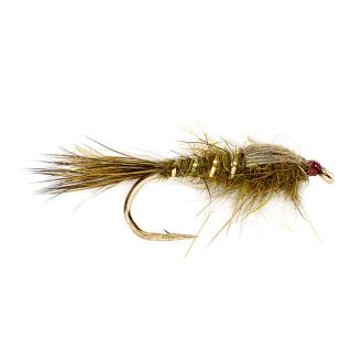 Hares Ear Nymph, Olive, 12