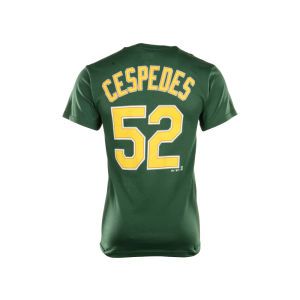 Oakland Athletics Yoenis CÃ©spedes Majestic MLB Official Player T Shirt