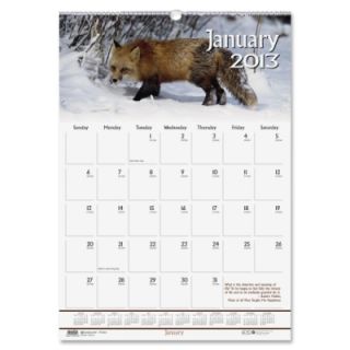 House Of Doolittle Wildlife Scenes Monthly Wall Calendar