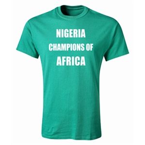 hidden Nigeria 2013 Champions of Africa T Shirt (Green)