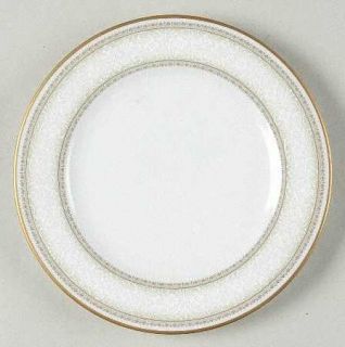 Noritake Eugenia Bread & Butter Plate, Fine China Dinnerware   White Flowers On