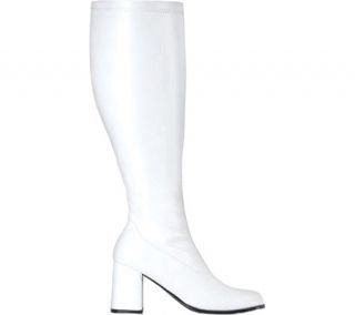Womens Funtasma Gogo 300W   White Stretch PU Boots