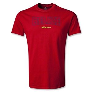 Euro 2012   Belize CONCACAF Gold Cup 2013 T Shirt (Red)