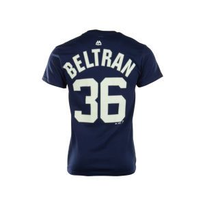 New York Yankees Carlos Beltran Majestic MLB Official Player T Shirt