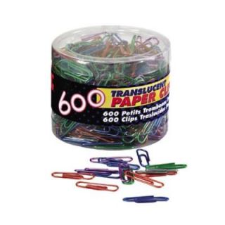 Officemate OIC Translucent Vinyl Paper Clips