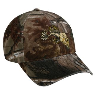 Realtree Camo Bonefish Adjustable Fishing Hat (55 percent cotton, 45 percent polyesterOne size fits mostLow profile lightly structured cap with pre curved frayed visorMedium washed lookVelcro closure)