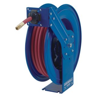 Coxreels SH Series Super Hub Air/Water Hose Reel with Hose   3/4 Inch x 25ft.,