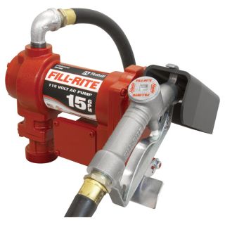 Fill Rite Fuel Transfer Pump   115 Volt, 15 GPM, Model FR610G