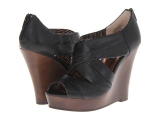 Seychelles Risky Business Womens Wedge Shoes (Black)