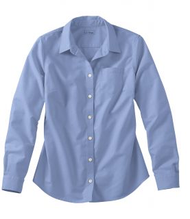 Easy Care Washed Oxford Shirt, Long Sleeve Fitted