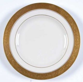 Pickard Athenian Bread & Butter Plate, Fine China Dinnerware   Gold Encrusted Ba