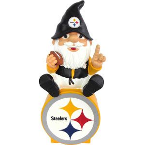 Pittsburgh Steelers Forever Collectibles Gnome Sitting on Logo