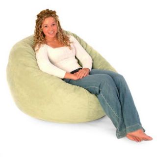 Comfort Research 3 ft. Premier Micro Suede Fuf Foam Lounger Bean Bag Chair  
