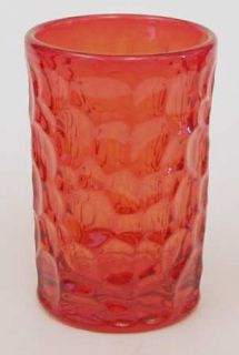 Fostoria Pebble Beach Orange (Flaming Orange) Flat Juice Glass   Stem #2806, Hea