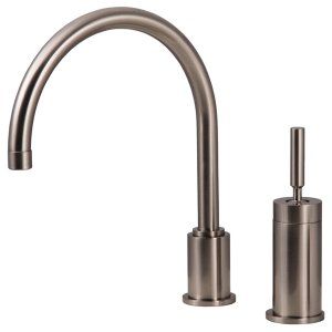 Water Creation F5 0005 02 Tyler Gooseneck Kitchen Faucet With Joy Stick Handle a