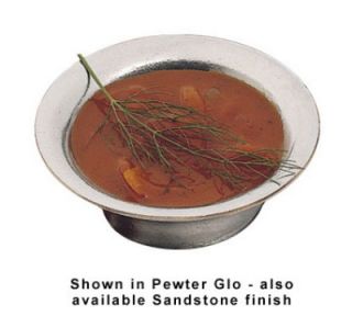 Bon Chef 8 oz soup Bowl, Aluminum/Pewter Glo