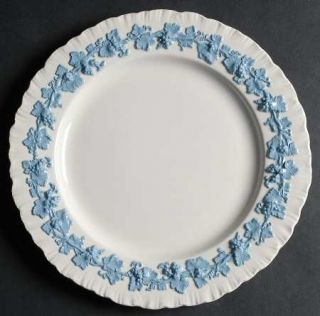 Wedgwood Lavender On Cream Color (Shell Edge) Dinner Plate, Fine China Dinnerwar
