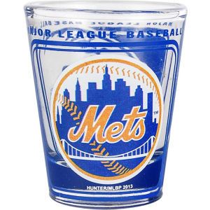 New York Mets 3D Wrap Color Collector Glass