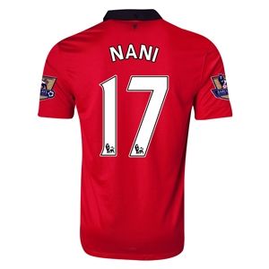 Nike Manchester United 13/14 NANI Home Soccer Jersey