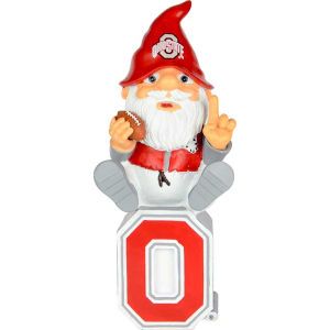 Ohio State Buckeyes Forever Collectibles Gnome Sitting on Logo