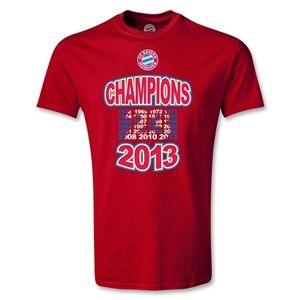 Euro 2012   Bayern Munich 2013 Champion T Shirt (Red)