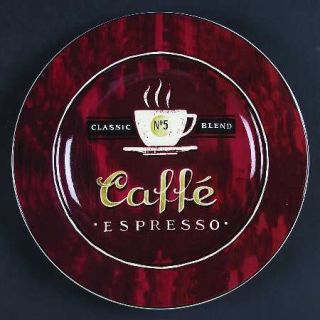 Sakura Coffee Break Dessert/Pie Plate, Fine China Dinnerware   Labels Of Coffee,