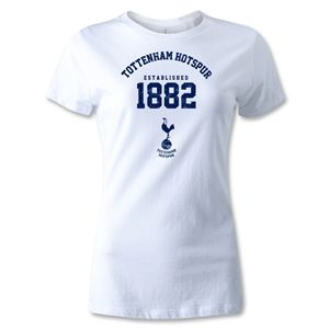 365 Inc Tottenham Established Womens T Shirt (White)
