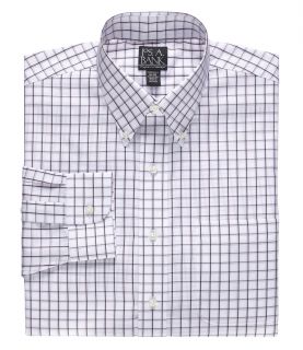 Traveler Tailored Fit Buttondown Collar Patterned Dress Shirt by JoS. A. Bank Me
