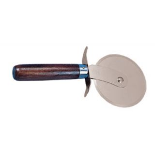 American Metalcraft Pizza Cutter w/ 4 in Wheel, Stainless/Wood